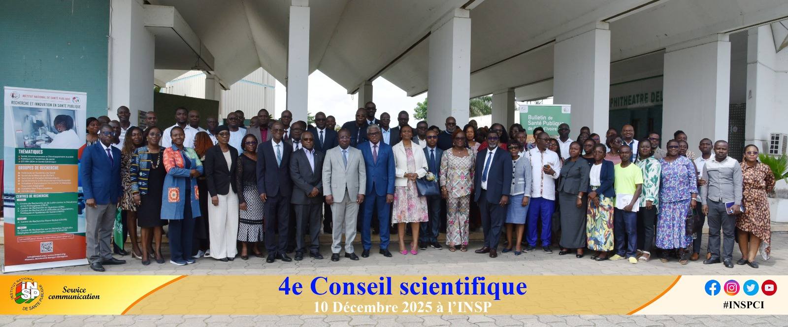 Ouverture du 4ᵉ Conseil Scientifique de l’INSP: une instance stratégique au service de l’amélioration du système de santé publique